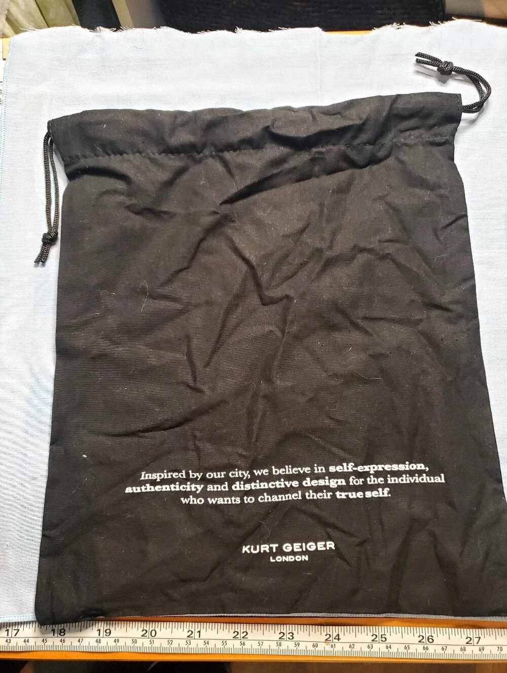 Kurt Geiger Drawstring Dust/travel Bag - Picture 3 of 3